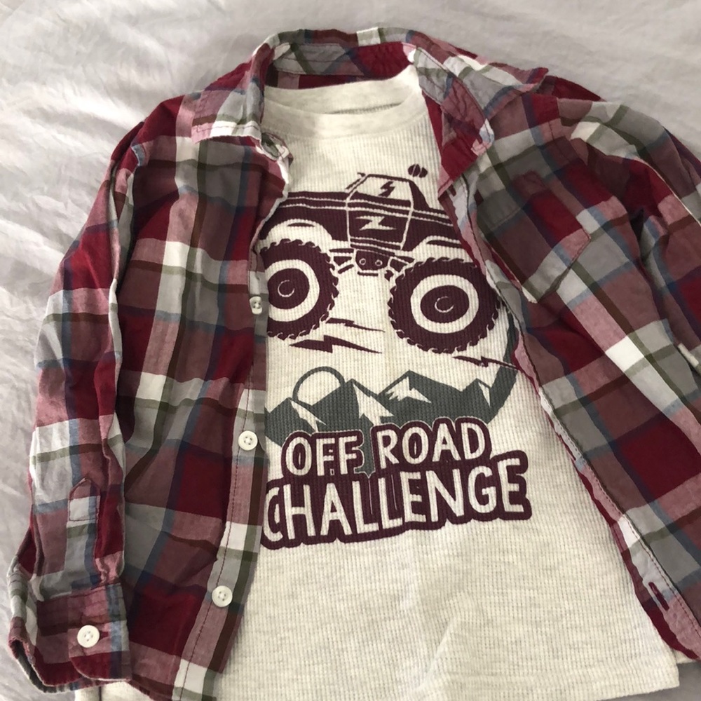 Boys shirt set